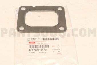 8970241240 GASKET; EXH. MA