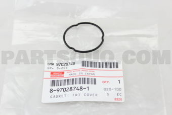 8970287481 GASKET; FRT