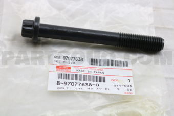 8970776380 BOLT; CYL HD