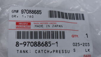 8970886851 TANK; CATCH,PRE