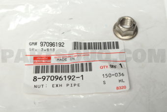 8970961921 NUT; EXH PIP