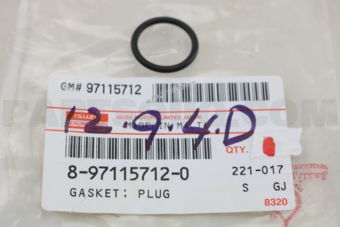 8971157120 GASKET; PLUG