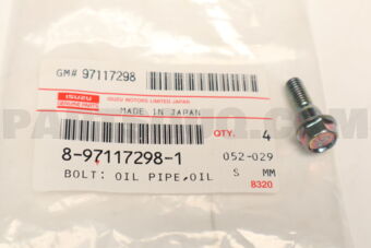 8971172981 BOLT; OIL PIPE