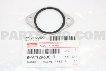 8971296000 GASKET; VALV