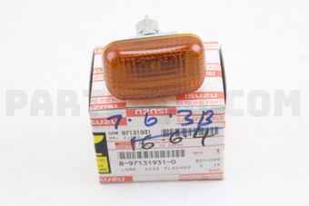 8971319310 LAMP; SIDE F