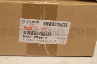 8971392990 CLUTCH; COOLING