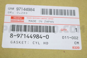 8971449840 GASKET; CYL HD