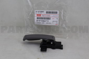 8971506473 LEVER ASM; I