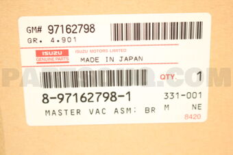 8971627981 MASTER VAC ASM;