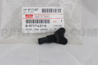 8971714370 PLUG; RAD DR