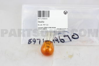 8971799670 BULB; FRT CO