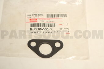 8971845001 Gasket; Bypass