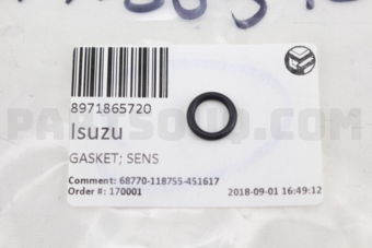 8971865720 GASKET; SENS