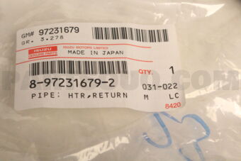 8972316792 PIPE; HTR,RETUR