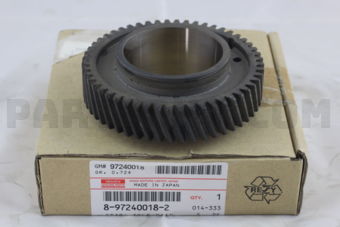 8972400182 GEAR; IDLE, MAIN