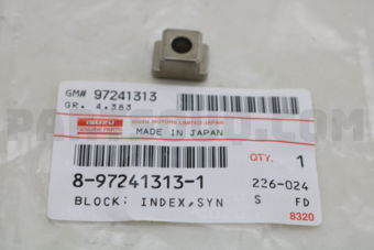 8972413131 BLOCK; INDEX
