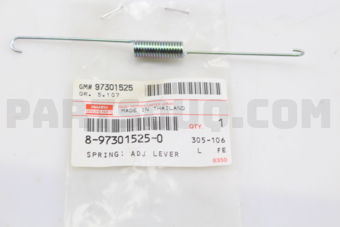 8973015250 SPRING; ADJ LEV