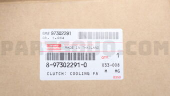 8973022910 CLUTCH;COOLING