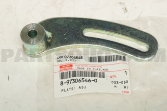 8973065460 PLATE; ADJ