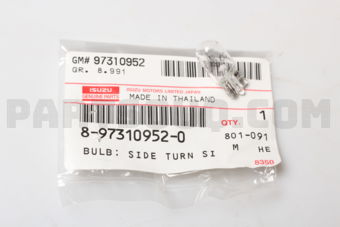 8973109520 BULB; SIDE TURN