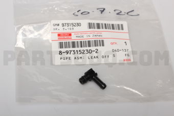 8973152302 PIPE ASM; LEAK