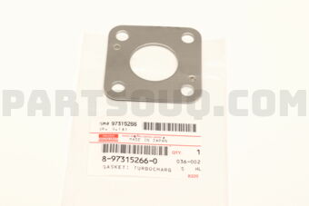 8973152660 GASKET; TURBOCH