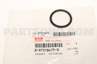 8973184750 Gasket; Actuato