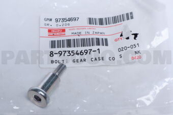 8973546971 BOLT; GEAR CASE