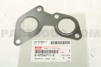 8973567113 GASKET; EGR VLV