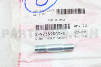 8973598030 STUD; AXLE SHAF
