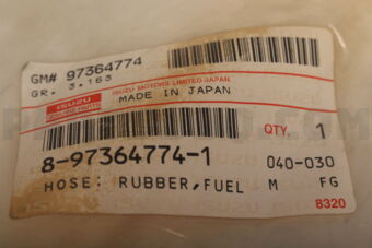8973647741 HOSE; RUBBER,FU