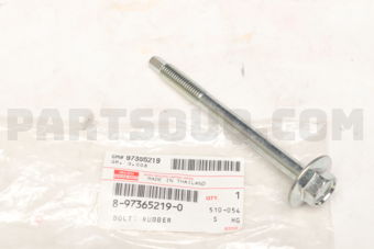 8973652190 BOLT; RUBBER