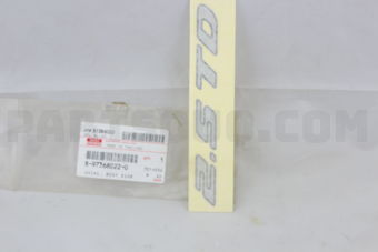8973680220 DECAL; BODY SID
