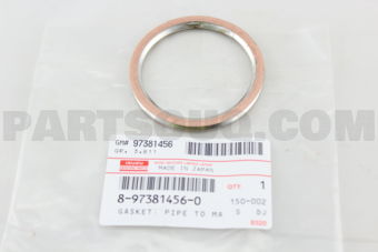 8973814560 GASKET; PIPE TO