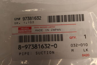 8973816320 PIPE; SUCTION