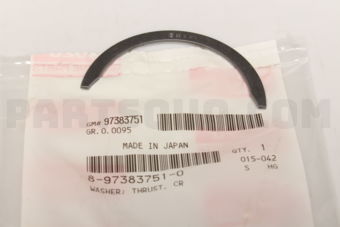 8973837510 WASHER; THRUST