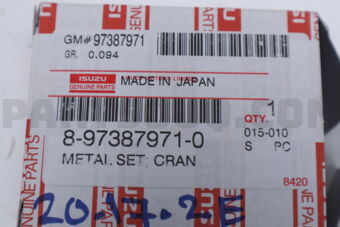 8973879710 METAL SET; CRAN