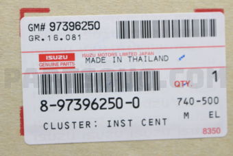 8973962500 CLUSTER; INST C