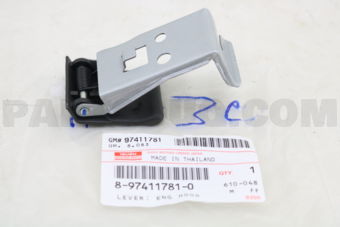 8974117810 LEVER; ENG HOOD