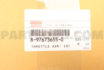 8976736550 THROTTLE ASM; I
