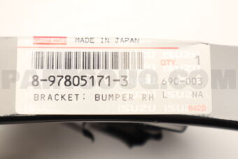 8978051713 BRACKET; BUM