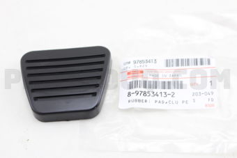 8978534132 RUBBER; PAD