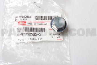 8979125300 PLUG; DRAIN,OIL