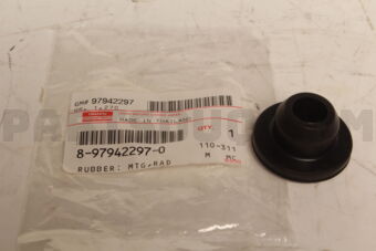 8979422970 RUBBER; MTG,RAD