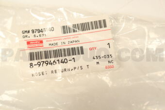 8979461401 HOSE; RETURN,P/