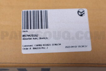 8979470162 Isuzu Absorber Asm; Shock,Rr