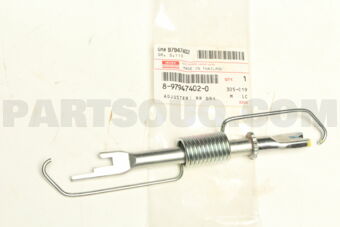 8979474020 Adjuster; Rr Brk