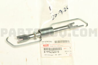 8979474020 Adjuster; Rr Brk