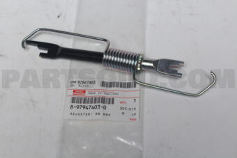 8979474030 Adjuster; Rr Brk