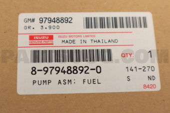 8979488920 PUMP ASM; FUEL